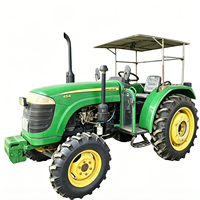 Tracteur à roues d'occasion 484 Compact 45 CV 4x4 Durable Prix bas Moteur diesel 4 cylindres et boîte de vitesses pour les opérations en jardin et en forêt