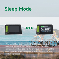 Speedometer sepeda elektronik cerdas berkabel, komputer sepeda multifungsi tahan air dengan Aksesori Odometer untuk bersepeda