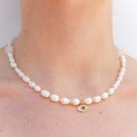 Collier de perles d'eau douce en gros, ensemble baroque, bijoux pour femmes