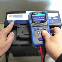 Probador de batería TM300 analizador 12V 24V probador de batería carga electrónica herramienta de diagnóstico de coche