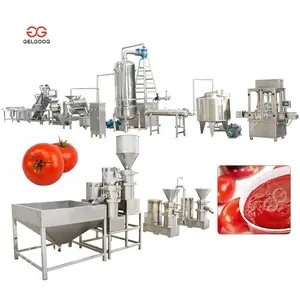 Stainless Steel Automatic Tomatoes Ketchup Making Plant Concentrate Tomato Paste Processing Machine Price