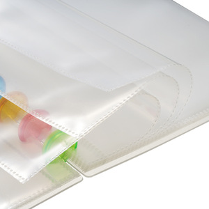 Thư Kích thước/A4/A5 Thẻ lưu ý chủ 8.5x11inch máy tính xách tay rõ ràng nhựa Disc-ràng buộc trang nấm lỗ cho <span class=keywords><strong>PP</strong></span> Pocket <span class=keywords><strong>PP</strong></span> Refill - Product Image 3