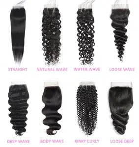 Closures Lace 4x1 4x4 13x4 13x6 Cuticle Aligned Remy Pre Pluck T Part Human Hair Swiss Transparent Hd Lace Closure And Frontal