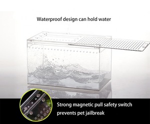 Lồng Nuôi Bò Sát Bằng Nhựa Acrylic Cho Thằn Lằn Nhện Tắc Kè Acrylic Có Thể Tháo Rời Lồng Nuôi Bò Sát Cầu Nguyện Bọ Ngựa - Product Image 5