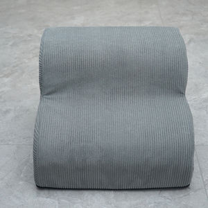 Venta al por mayor de fábrica, escaleras antideslizantes para mascotas, gris, 2 escalones, esponja elástica alta, escalones para perros, escaleras para cama - Product Image 4