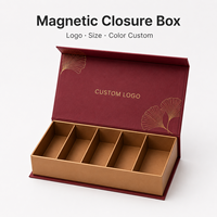 Boîte cadeau sur mesure en carton rigide avec aimant, boîte aimantée mate, emballage de luxe, boîte cadeau artisanale avec couvercle magnétique