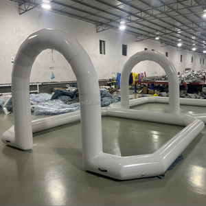 Piste de course gonflable avec impression de logo personnalisé, piste de karting gonflable défiante - Product Image 4