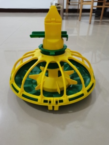 Trang trại tự động Gà Gia cầm khoan dễ dàng Pan hệ thống cho ăn sản phẩm mới 2020 hộp carton CE Cung cấp Gà nhà PP chất liệu - Product Image 4