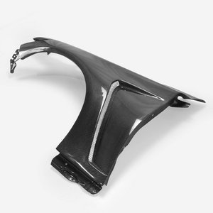 Para Infiniti Q50 V37 EAU Style guardabarros con ventilación frontal de fibra de carbono - Product Image 3