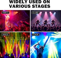 Mini projecteur matriciel LED RGBW 4x30W DMX à activation sonore pour DJ, éclairage de scène, mariage et fête