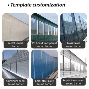 道路用<span class=keywords><strong>PVC</strong></span>亜鉛メッキ防音パネル、高速道路、病院、外装用騒音遮断シート、騒音汚染低減 - Product Image 4