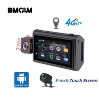 Cámara para Coche 4G con Pantalla Táctil de 3 Pulgadas, 1080P, ADAS y GPS, Sensor G, Monitoreo en Tiempo Real, Modo de Estacionamiento, Alarma, Comunicación Bidireccional, 1 Año de Garantía