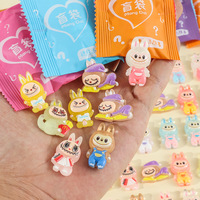 Ventes chaudes d'ornements d'animaux miniatures, accessoires en résine, sac mystère, mini sac aveugle, boîtes mystère