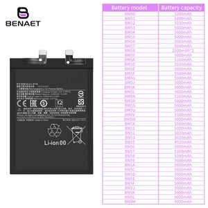 Nouvelle batterie de téléphone portable de remplacement de Offre Spéciale 0 cycle BP4B pour batterie xiaomi Mi 12 Lite 203129G - Product Image 6