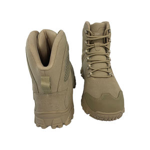 Stivali Tattici da Addestramento Alti da <span class=keywords><strong>Uomo</strong></span> Nuovo Stile di Tendenza Durevoli e Comodi <span class=keywords><strong>Suola</strong></span> in Gomma Pelle Artificiale Tutte le Stagioni - Product Image 3