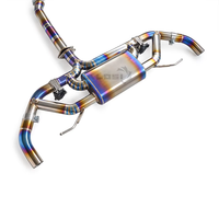 Hochwertige Titan-Legierung Catback-Auspuffanlage mit Valvetronic für Mercedes-Benz GLC300E 2.0T 2015-2021 für Sanftere Leistungsabgabe