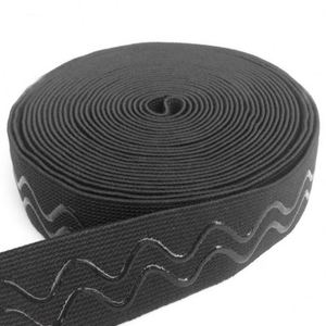En stock : Bandes élastiques antidérapantes à motif ondulé avec revêtement en silicone pour vêtements - Product Image 6