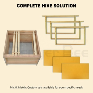 New MengerBee B-7E National Beehive Standard Size Bee Hive <b>Box</b> China Fir 20mm Thickness for Honey Production European Beekeeping - Product Image 3