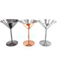 Gobelet en acier inoxydable de 200 ml style Ins, créatif, pour restaurant, plateau à snacks, noix, poulet frit, martini, margarita, pour fêtes