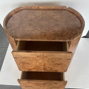 ตู้ข้างเตียงลายไม้สไตล์วินเทจ รุ่นขายดี ทำจากวีเนียร์ลายวิลโลว์ - Product Image 5