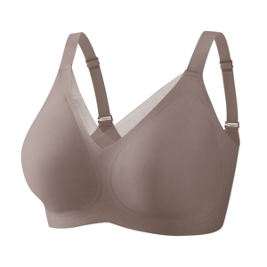 Reggiseno a Mezza Coppa con Spalline, <span class=keywords><strong>Senza</strong></span> <span class=keywords><strong>Ferretto</strong></span>, in Gel, Traspirante, Morbido, Comodo, con Supporto, Push-up, Lavorato a Maglia, <span class=keywords><strong>Senza</strong></span> Cuciture, per Uso Quotidiano, Taglie Grandi - Product Image 3