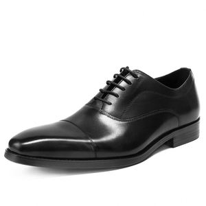 High Quality Handmade Genuine Cow Leather Lace-Up <b>Pointed</b> Toe Breathable Summer Men's Wedding Formal Dress Shoes Oxford - Product Image 2