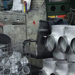 Thép phụ kiện đường ống <span class=keywords><strong>ASTM</strong></span> ASME b16.9 254smo s31254 thép không gỉ giảm Tee - Product Image 3