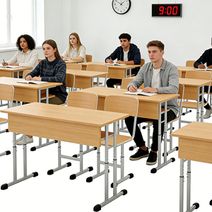 Ensemble table et chaise réglables en hauteur pour l'école à prix compétitif - Product Image 4