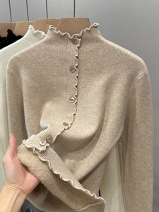 Áo len nữ dệt kim tay dài thời trang thu đông <span class=keywords><strong>2025</strong></span> bán buôn kiểu dáng thanh lịch - Product Image 5