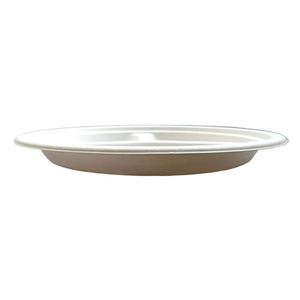 10 pouces <span class=keywords><strong>3</strong></span> <span class=keywords><strong>Compartiments</strong></span> Jetables Sans Arbre Plaques 100% Naturel de Canne À Sucre Biodégradable - Product Image 2