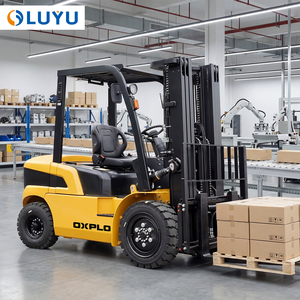 Truk <span class=keywords><strong>Forklift</strong></span> Diesel Off Road LUYU Factory CPCD30/CPC30 3 Ton dengan Mesin EPA, Tinggi Angkat 7000mm - Product Image 1