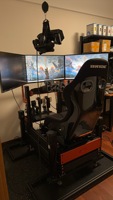 Simulateur de course professionnel avec plateforme 6DOF, retour de force haut de gamme pour PC/PS5/Xbox, configuration de jeu de course à mouvement complet