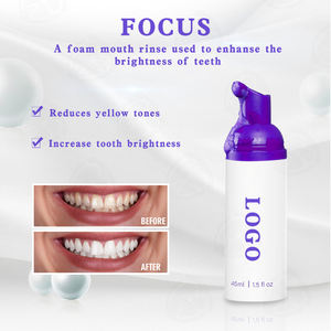 มูสเพื่อฟันขาวโฟมเกรดมืออาชีพสำหรับดูแลช่องปากทุกวันฉลากตามต้องการ - Product Image 3