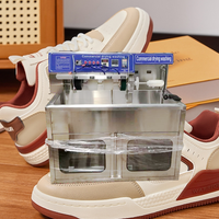 Laveuse-sécheuse à vapeur commerciale en acier inoxydable pour chaussures et baskets