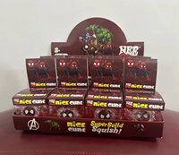 Coffret Cadeau Jouets Sensoriels Anti-Stress Spider-Man Super Solide et Amusant en Forme de Cube Marvel Avengers Squishy