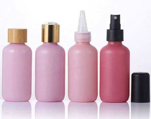 Flacon pulvérisateur cosmétique en plastique PET blanc, ambre, bleu, haute capacité (100 ml-500 ml), avec bouchon pulvérisateur à pompe et impression sérigraphique - Product Image 3