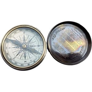 PARIJAT HANDICRAFT Accesorios de viaje Antiguo Vintage Diseño Brújula Marítima Brújula de latón Hecho a mano Bueno - Product Image 2