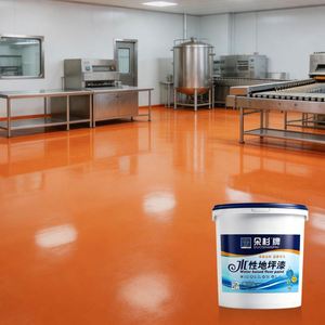 Duoshan Vibrant Orange Red Waterborne Epoxy Floor Coating High Gloss Wear-resistant Water-based <b>Paint</b> Multi-Method Application - Product Image 3