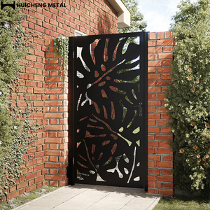 Modern Style Aluminum Laser Cut Fence <strong>Decorative</strong> Garden Privacy <strong>Screen</strong> <strong>Panels</strong> Durable Outdoor Grade Metal Fence Backyard Gate - Product Image 1
