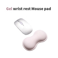 Tapis de souris en gel Tapis de bureau ergonomique en mousse à mémoire de forme personnalisé en silicone Tapis de souris de jeu de qualité Repose-poignet Cartoon vert pour le bureau