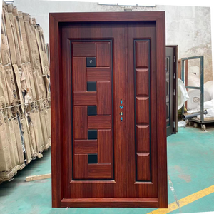 TECHTOP <span class=keywords><strong>Prix</strong></span> de gros <span class=keywords><strong>Porte</strong></span> d'entrée de sécurité classique en acier thermolaqué, <span class=keywords><strong>porte</strong></span> à ouverture asymétrique, design Kerala - Product Image 1