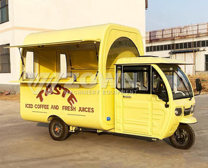 Carrito de Comida Móvil Eléctrico de Lujo ZOWN de Tres Ruedas con Diseño Curvo, Ventana Frontal Grande y Almacenamiento Trasero Completamente Cerrado - Product Image 4