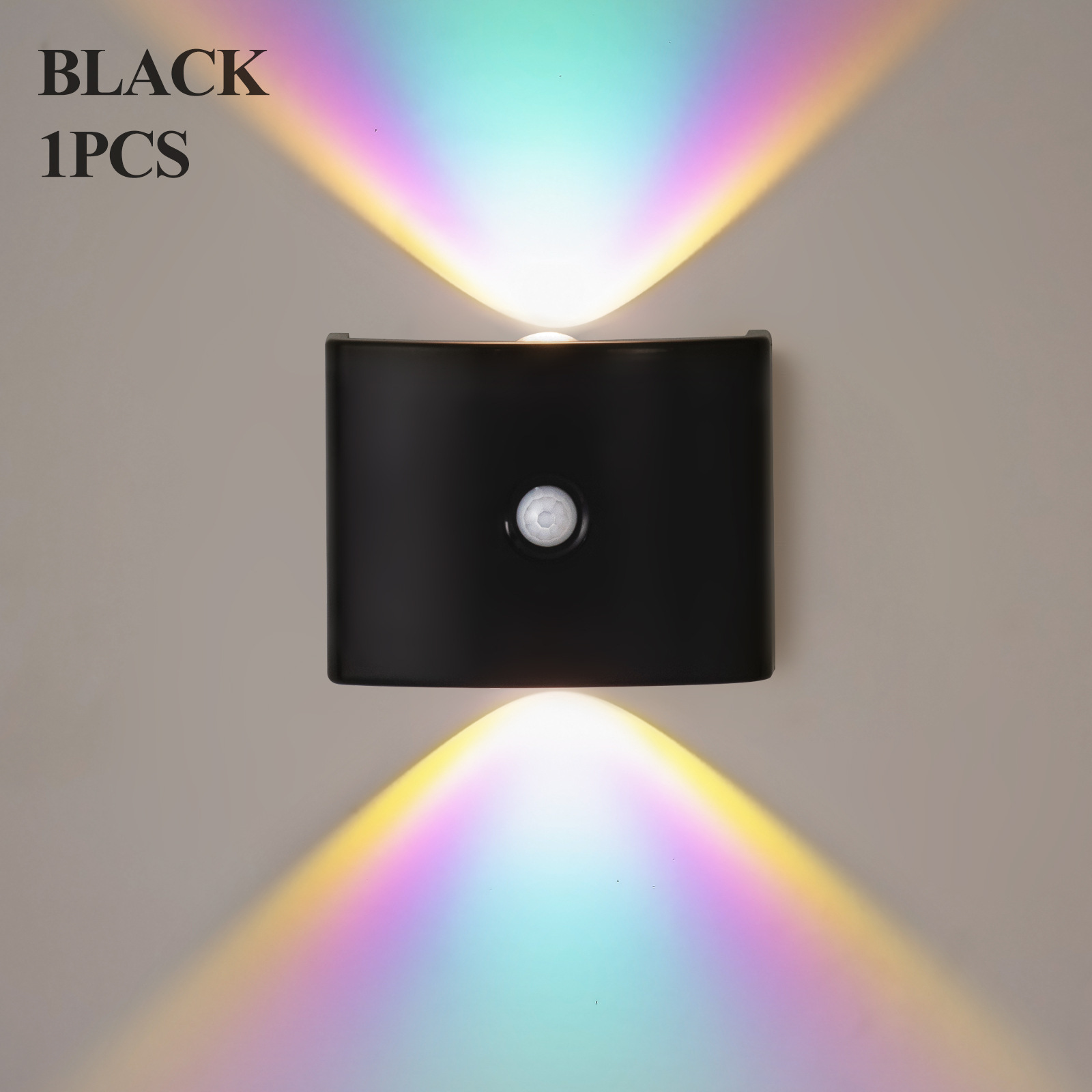 Neón con marco negro