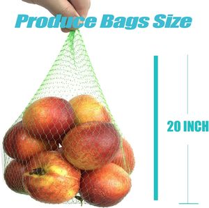 Onion Potato Garlic Storage Bags - 20 Inch Reusable Mesh Produce Bags | Mesh Boil Bags for Seafood, Crab, Clam - Product Image 2