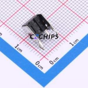 XDTD-6660-L07 Tactile Switch Through hole Component (THT) Switch Single Pole Single Throw Through Hole 6mm With Bracket - Product Image 2