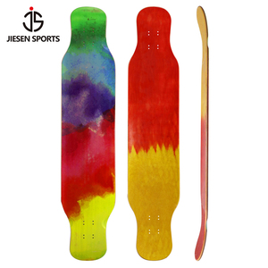 JIESEN Planche à roulettes en bois d'érable de 44 46 pouces de long Planche de danse Planche à roulettes Planche à roulettes Graphique personnalisée Planche à roulettes <span class=keywords><strong>Longboard</strong></span> - Product Image 1