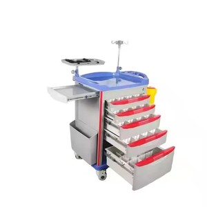 <span class=keywords><strong>Transport</strong></span> <span class=keywords><strong>de</strong></span> médicaments d'urgence <span class=keywords><strong>de</strong></span> meubles hospitaliers chariots médicaux véhicules à perfusion en plastique chariot médical - Product Image 6