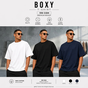 T-shirt ample pour homme en marque propre |   T-shirt oversize en coton 100% 190 GSM |   Fabricant de vêtements OEM ODM au Bangladesh - Product Image 2