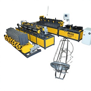 Machine entièrement automatique de fabrication de clôtures à mailles losangées à fil unique, équipement de clôture en treillis métallique - Product Image 1
