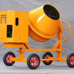 Mesin pencampur semen Diesel beton 4 roda 350l 500l peralatan pencampur Mortar beton portabel - Product Image 3